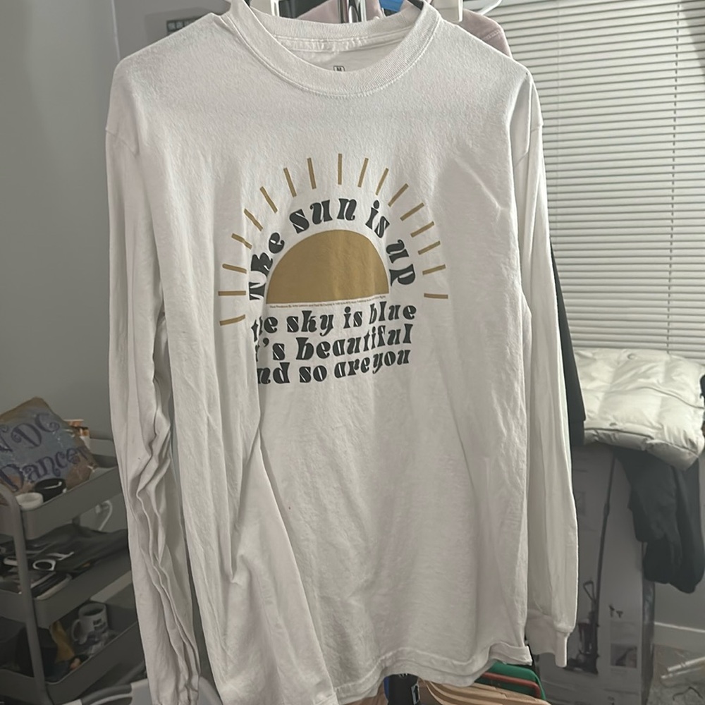 Shirt I thrifted worn like 1 time from me.